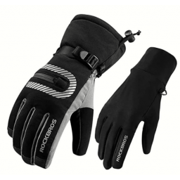 guantes de esqu para Snowboard,  de invierno para moto de nieve, resistentes al viento, impermeables